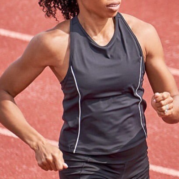ATHLETA Lightning Tank in Supersonic Black Size Medium Racerback NWT - Picture 6 of 6
